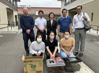 児童養護施設へカブトムシ寄贈